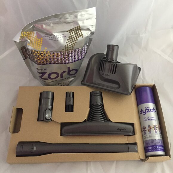 NEW Genuine Dyson Pet Clean Up Kit Vacuum Attachments Zorb Powder Dyzolv Spot - Picture 1 of 6